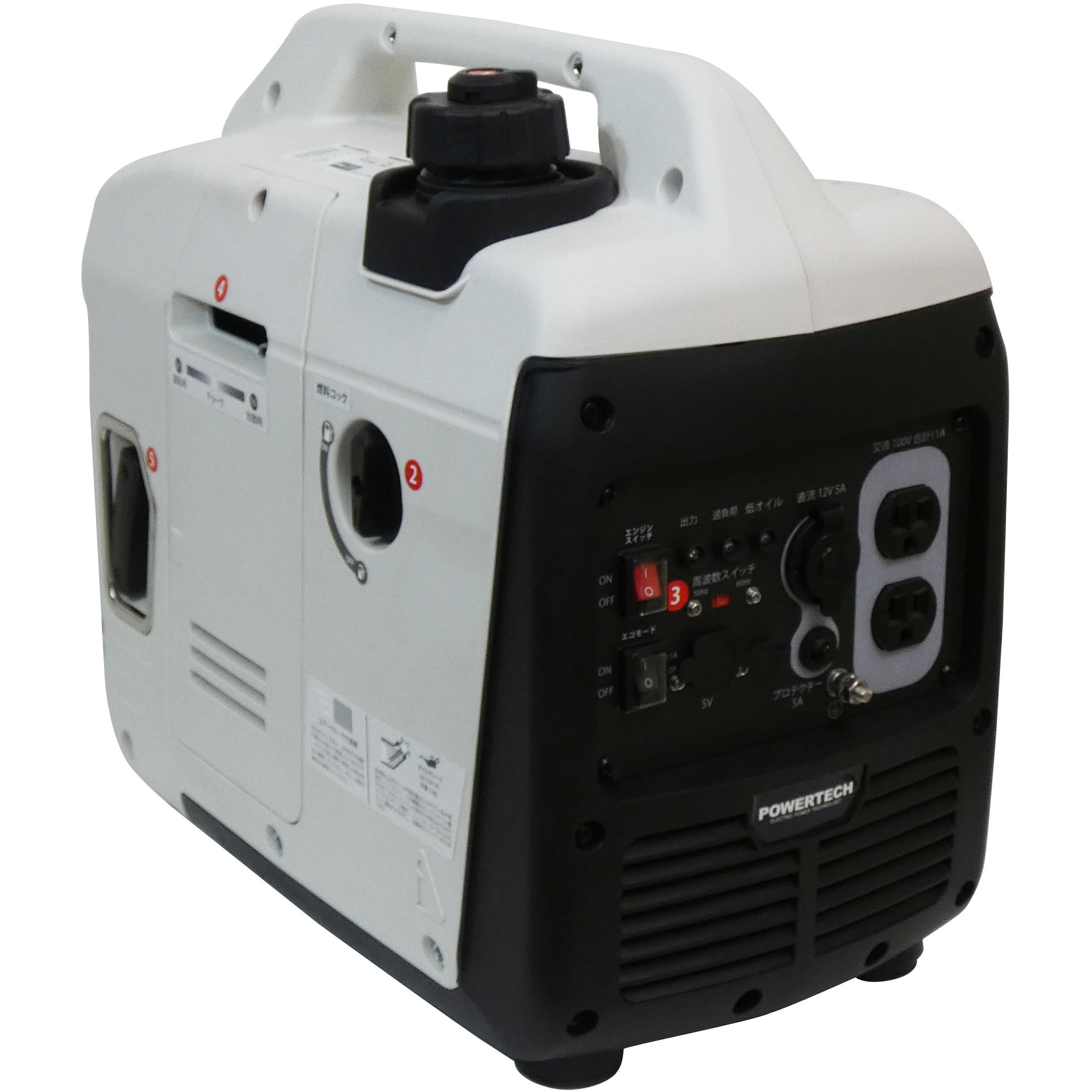 PG1100is インバーター発電機1000W 1台 パワーテック 【通販モノタロウ】