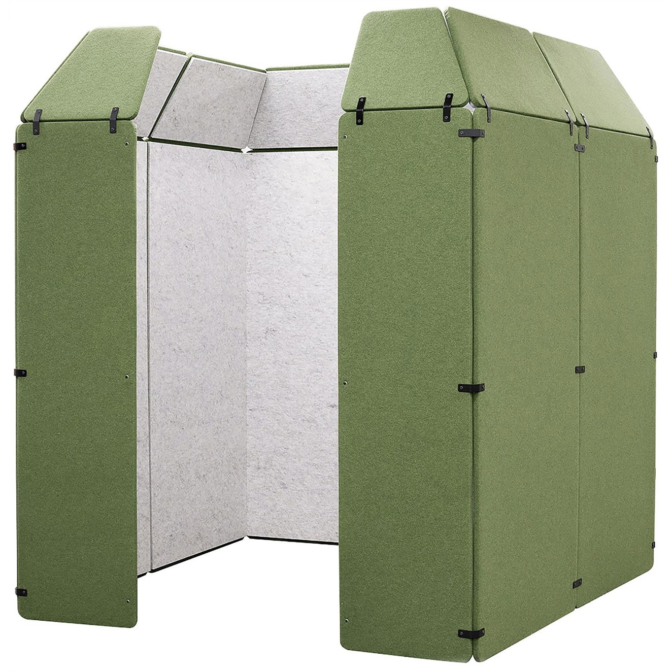 GTEC313 リミュートオフィスパーティション2×2 REMUTE(リミュート) グリーン色   GTEC313