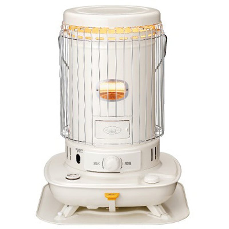 コンパクト石油ストーブ 灯油使用SL-6624(五徳付き) SL-6624(W) CORONA ポータブル石油ストーブ SLシリーズ木造17畳