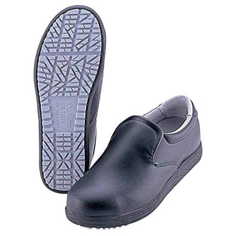 14 アキレス クッキングメイト (爪先保護タイプ) アキレス セーフティーシューズ 耐油性 黒色 サイズ27.5cm足幅EEE 1個