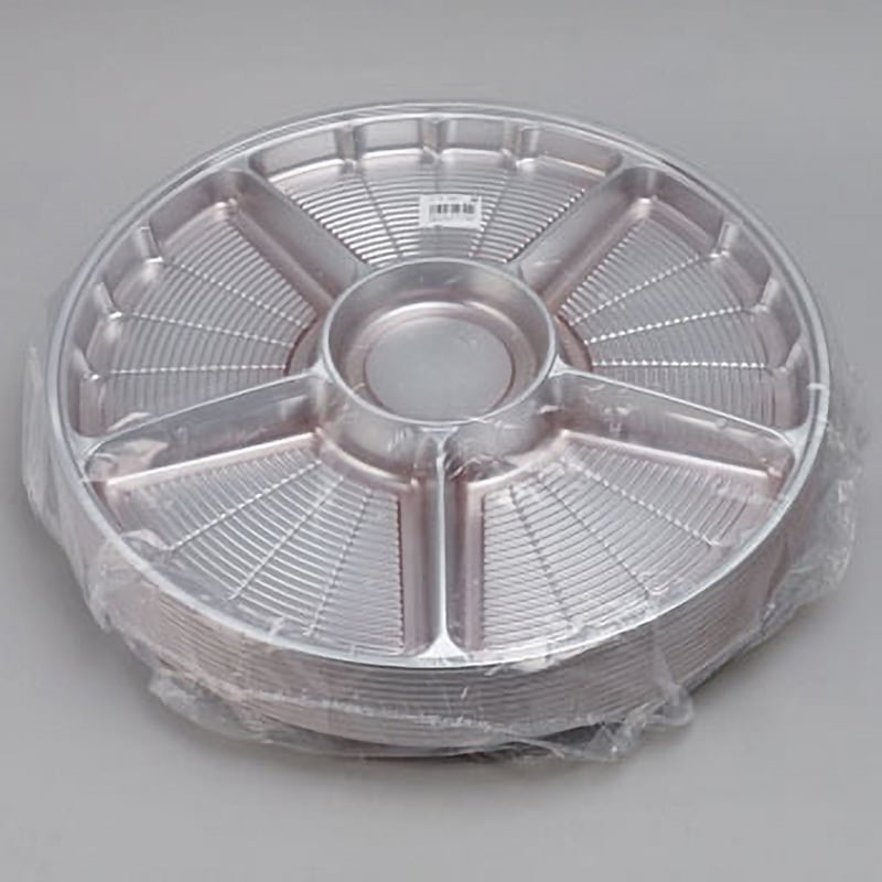 0574465 オードブル容器サークルトレー 1パック(20セット) 福助工業 【通販モノタロウ】