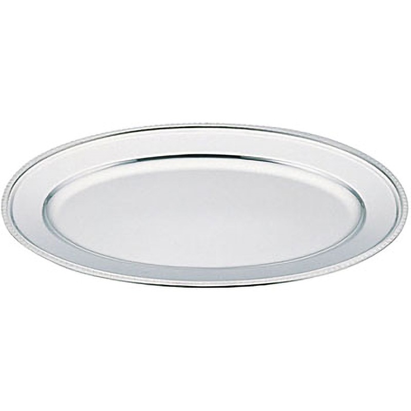 2422220 UK18-8菊渕小判皿 1個 UK(三宝) 【通販モノタロウ】