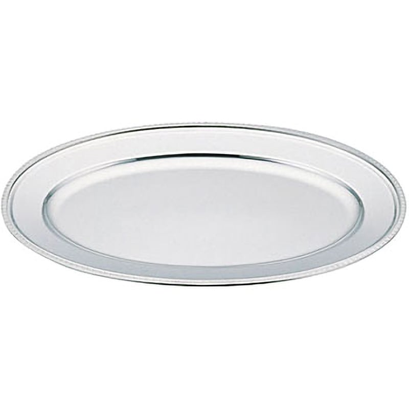 2422300 UK18-8菊渕小判皿 1個 UK(三宝) 【通販モノタロウ】