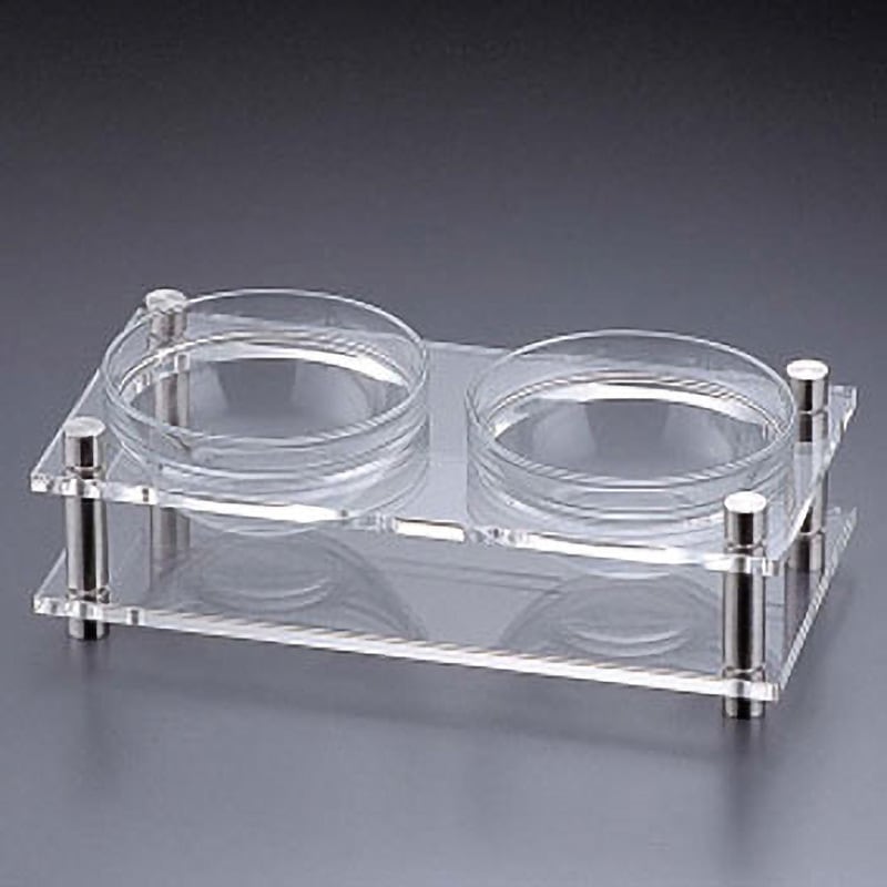 B304 アクリル コンディメントスタンド 1段2穴 1個 大幸プラ 【通販モノタロウ】