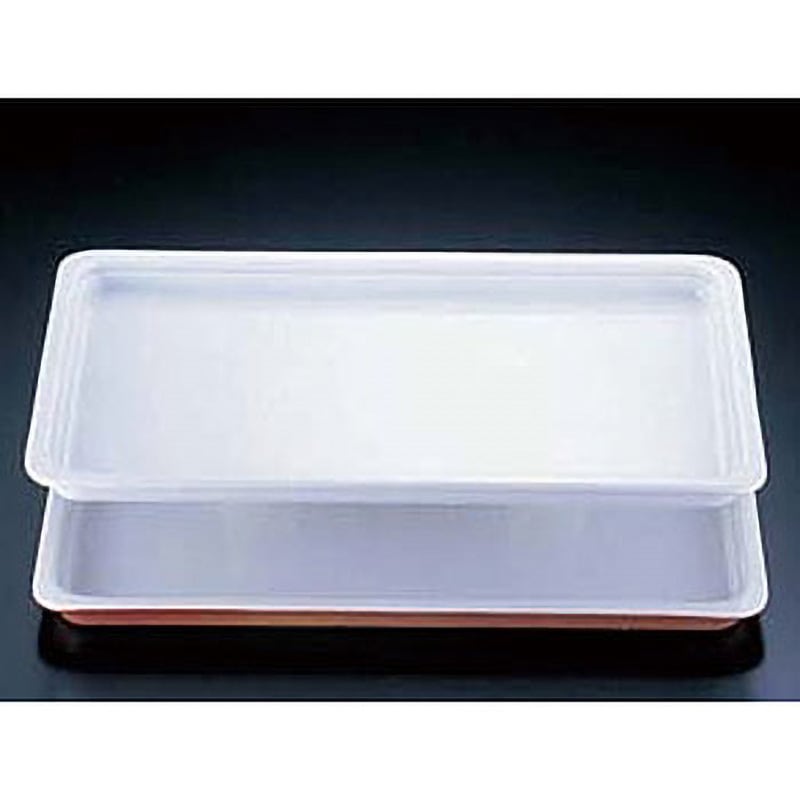 PB62501 陶器製 角ガストロノームパン ROYALE(ロイヤル)[厨房用品/食器] ホワイト色 サイズ1/1  PB62501