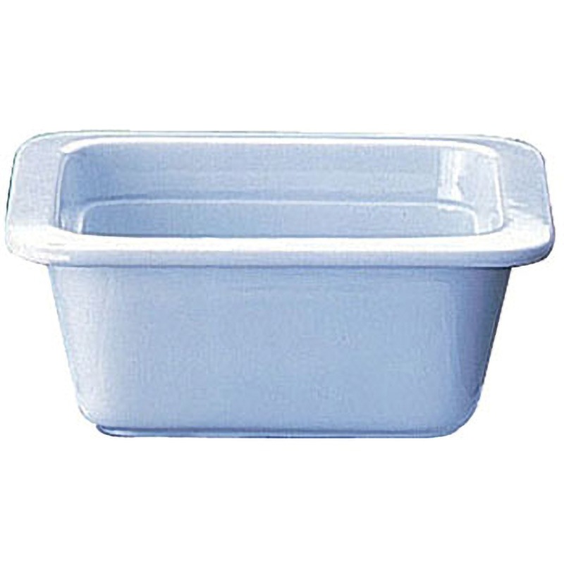 PB62516 陶器製 角ガストロノームパン ROYALE(ロイヤル)[厨房用品/食器] ホワイト色 サイズ1/6  PB62516