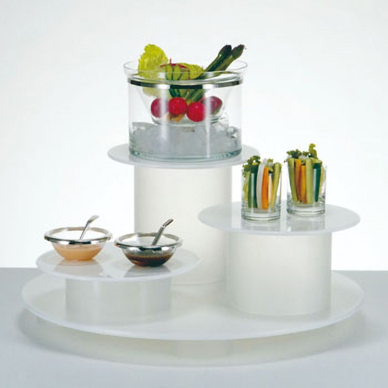 まる ブッフェステーション 丸ホワイトトレー W0051(M)φ510