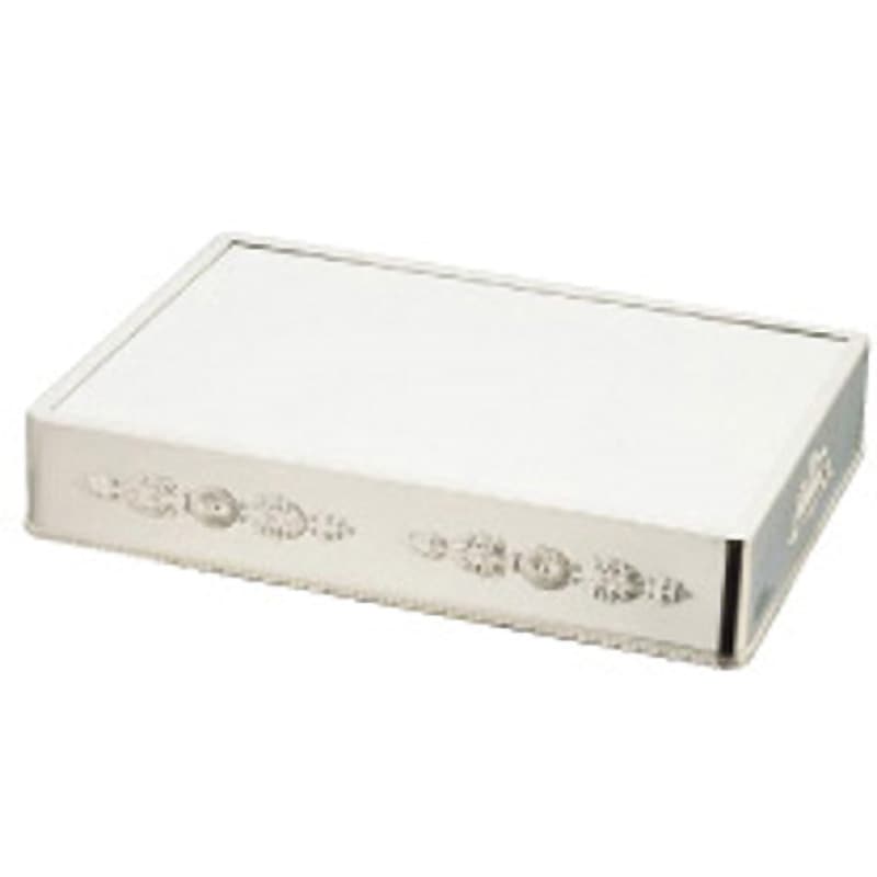 2191820 UK18-8角ミラープレート (ブラックアクリル) UK(三宝) 模様:菊