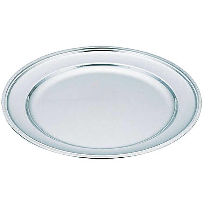 2421280 UK18-8菊渕丸皿 1個 UK(三宝) 【通販モノタロウ】