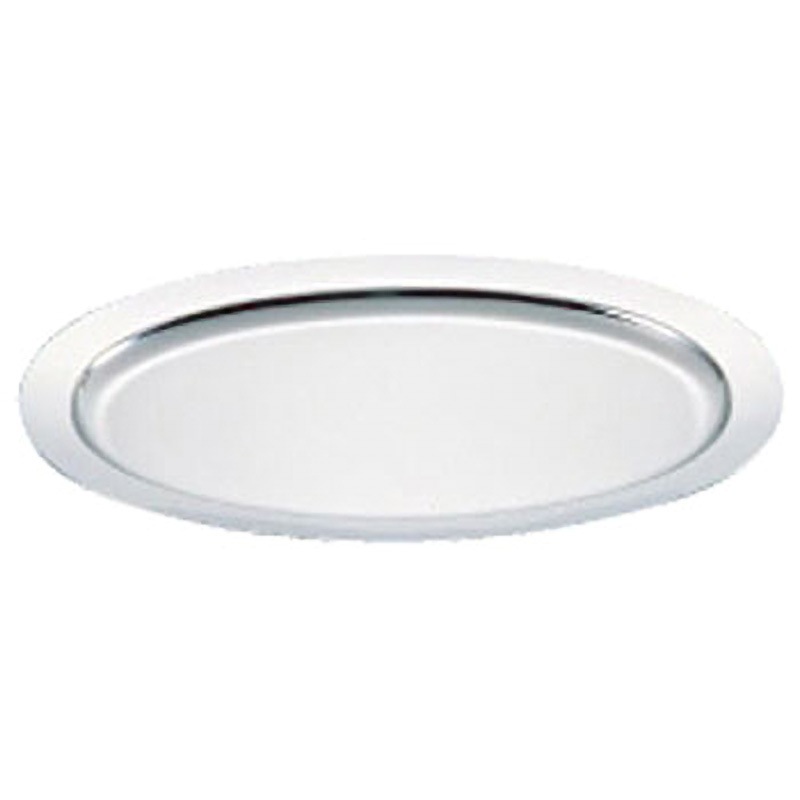 2386240 UK18-8プレーンタイプ小判皿 UK(三宝) 丸皿