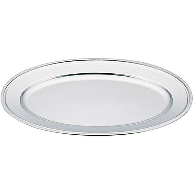 2422280 UK18-8菊渕小判皿 1個 UK(三宝) 【通販モノタロウ】