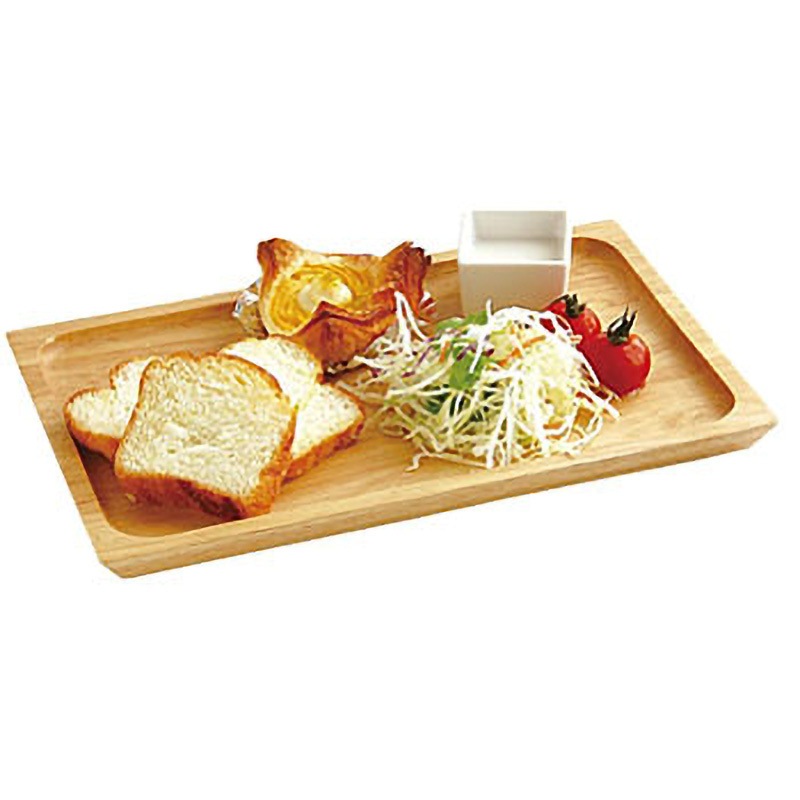 15373 木製カフェトレイ ノーマル 用美(ヤマコー) ナチュラル色 【通販