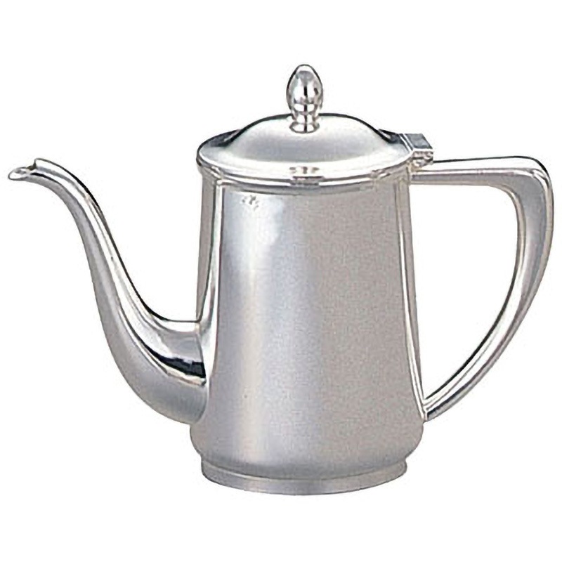 洋白 小判型コーヒーポット 早川器物 容量320mL