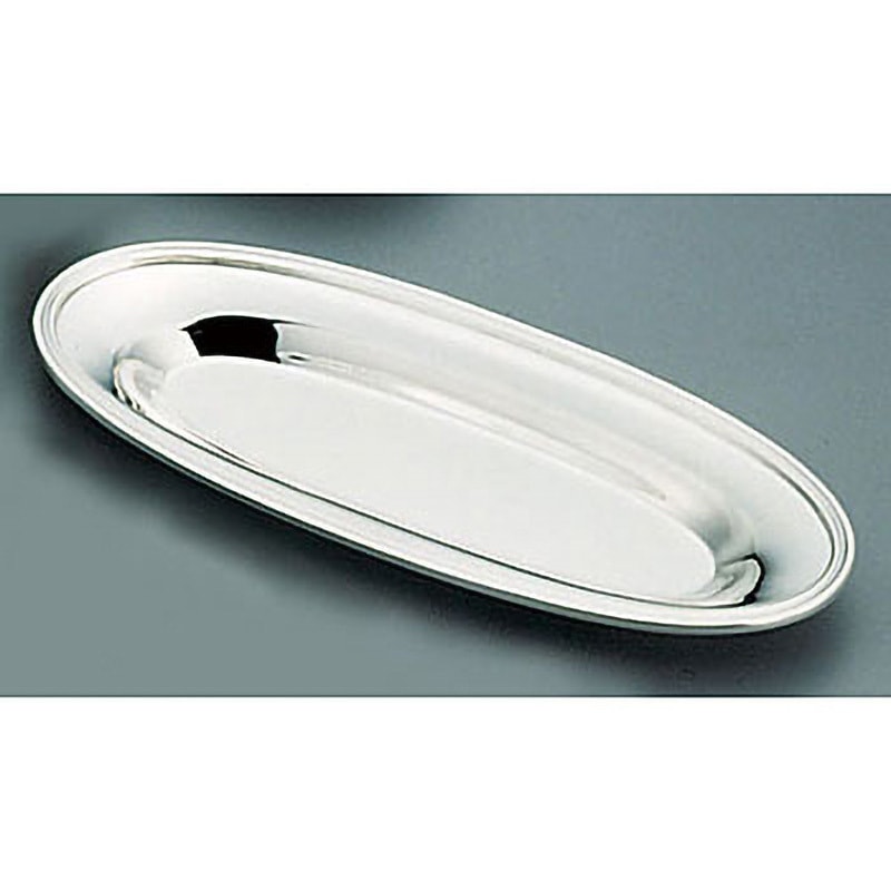 洋白 小判型オシボリ入 渕張 1個 早川器物 【通販モノタロウ】