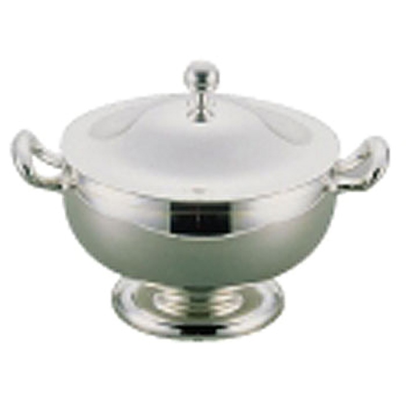 3042110 UK18-8ロイヤル丸スープチューリン UK(三宝) 容量800mL