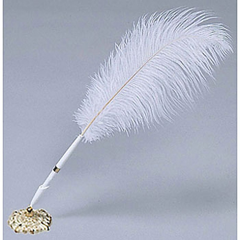 羽根ペン(台座付) ネクスト・テーブルウェアインターナショル 全長400mm