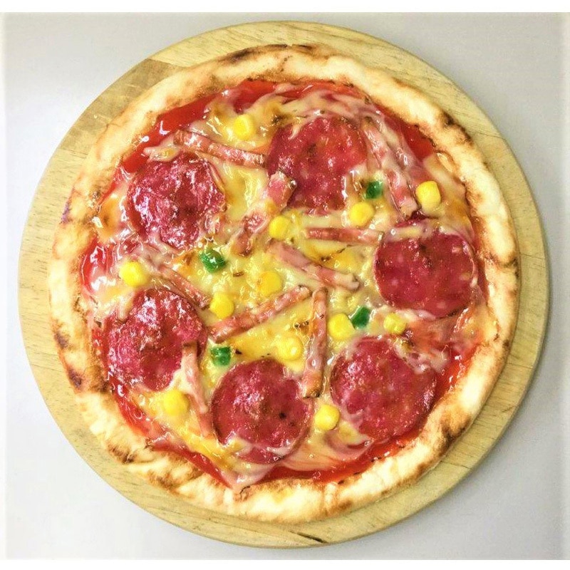 ミックスピザ(器なし) 食品サンプル イムラサンプル 寸法20cm