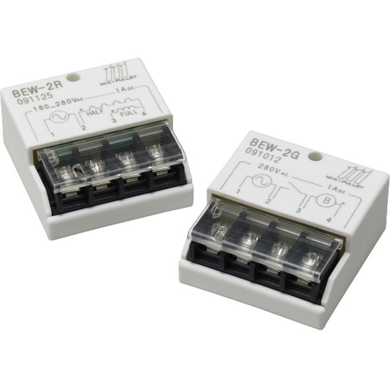 BEW-1R 電磁クラッチ・ブレーキ電源装置 BEWモデル BEW-1R 1個 三木プーリ 【通販モノタロウ】