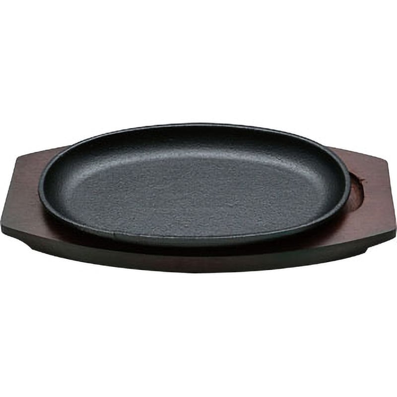 再入荷定番☆ステーキ皿小判型Ｄ（小）３０個（皿約１９８X１３０ｍｍ）木台付新品 洋食器