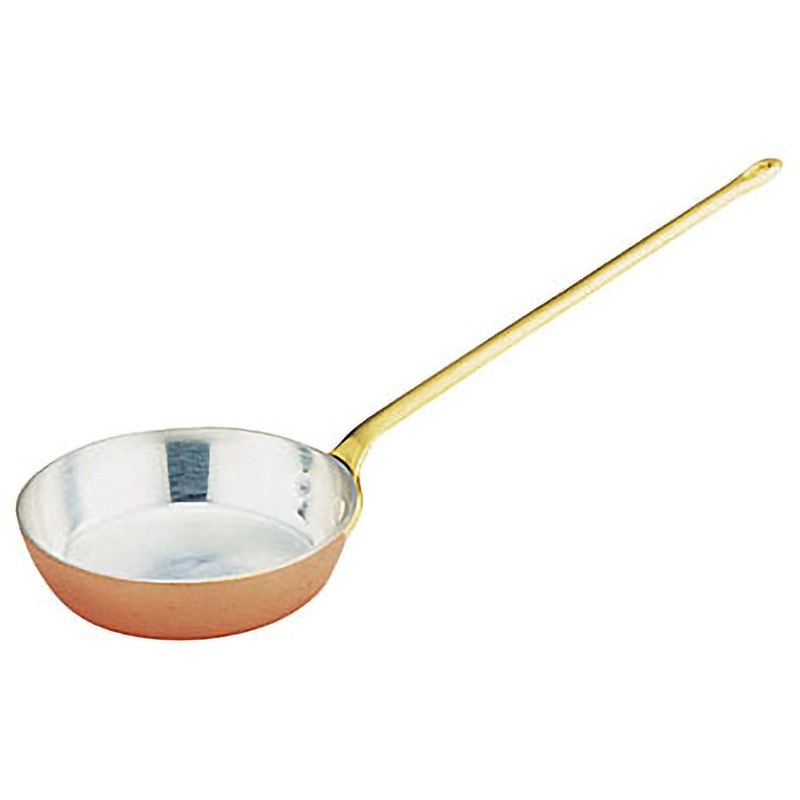銅 プチフライパン ロングハンドル 10cm (160mL）（km） 燕三条銅 プチフライパン ロングハンドル 10cm(160cc