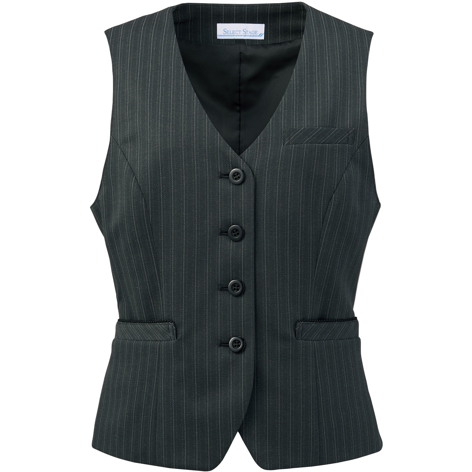 SA412V-2 ベスト SA412V 神馬本店 女性用 グレー色 5号サイズ