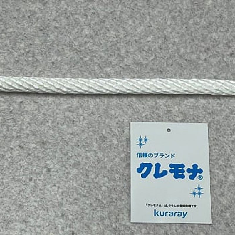 6mm×100m クレモナ金剛打ロープ 名古屋製綱 白色 太さ6mm