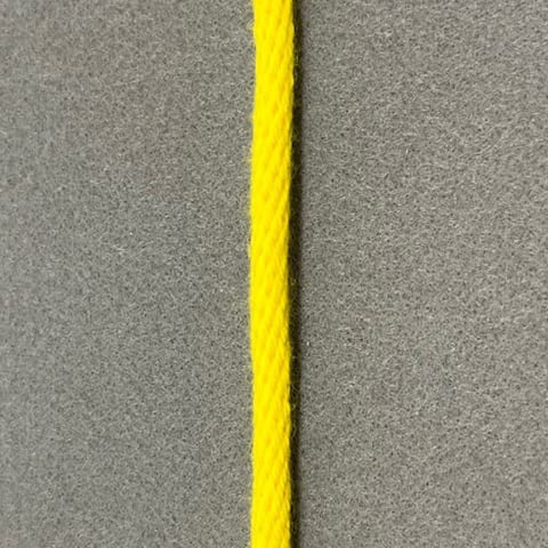 黄色 4mm×200m エステルスパンカラー金剛打ロープ 名古屋製綱 黄色 太さ4mm