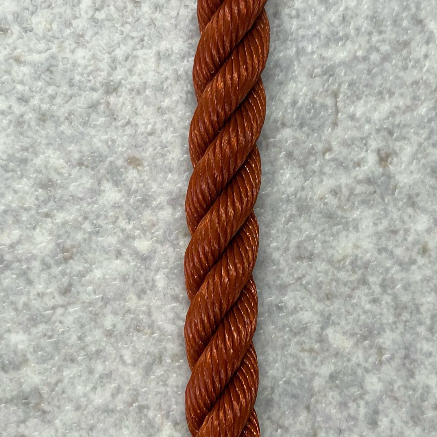 24mm×50m ポリエチレンロープ 金茶 名古屋製綱 太さ24mm 【通販