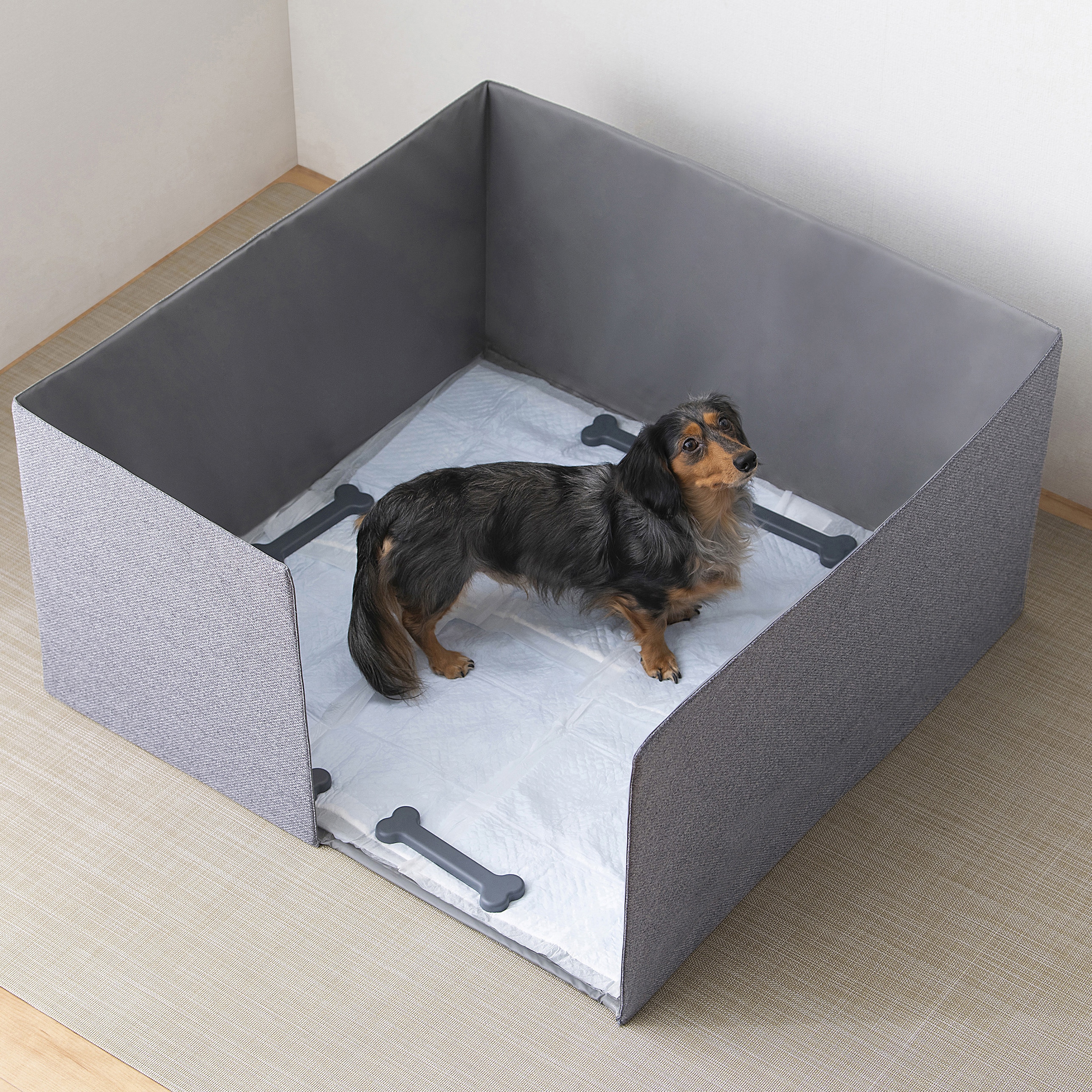 PTC-N8040 ペットトイレサークル アイリスオーヤマ 幅800mm奥行800mm高