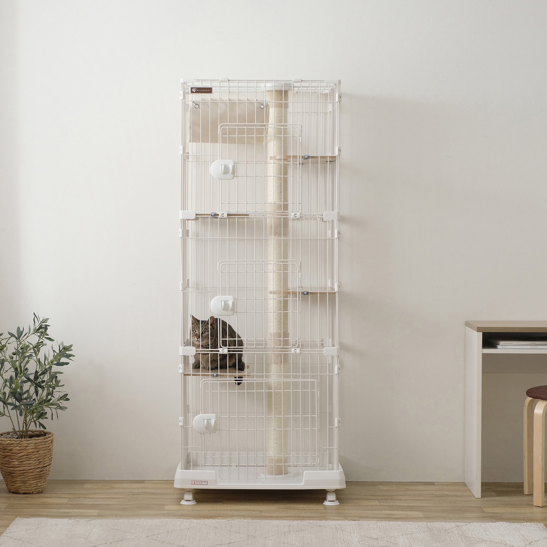 PCLC-703 キャットランドケージ アイリスオーヤマ 幅690mm奥行545mm高