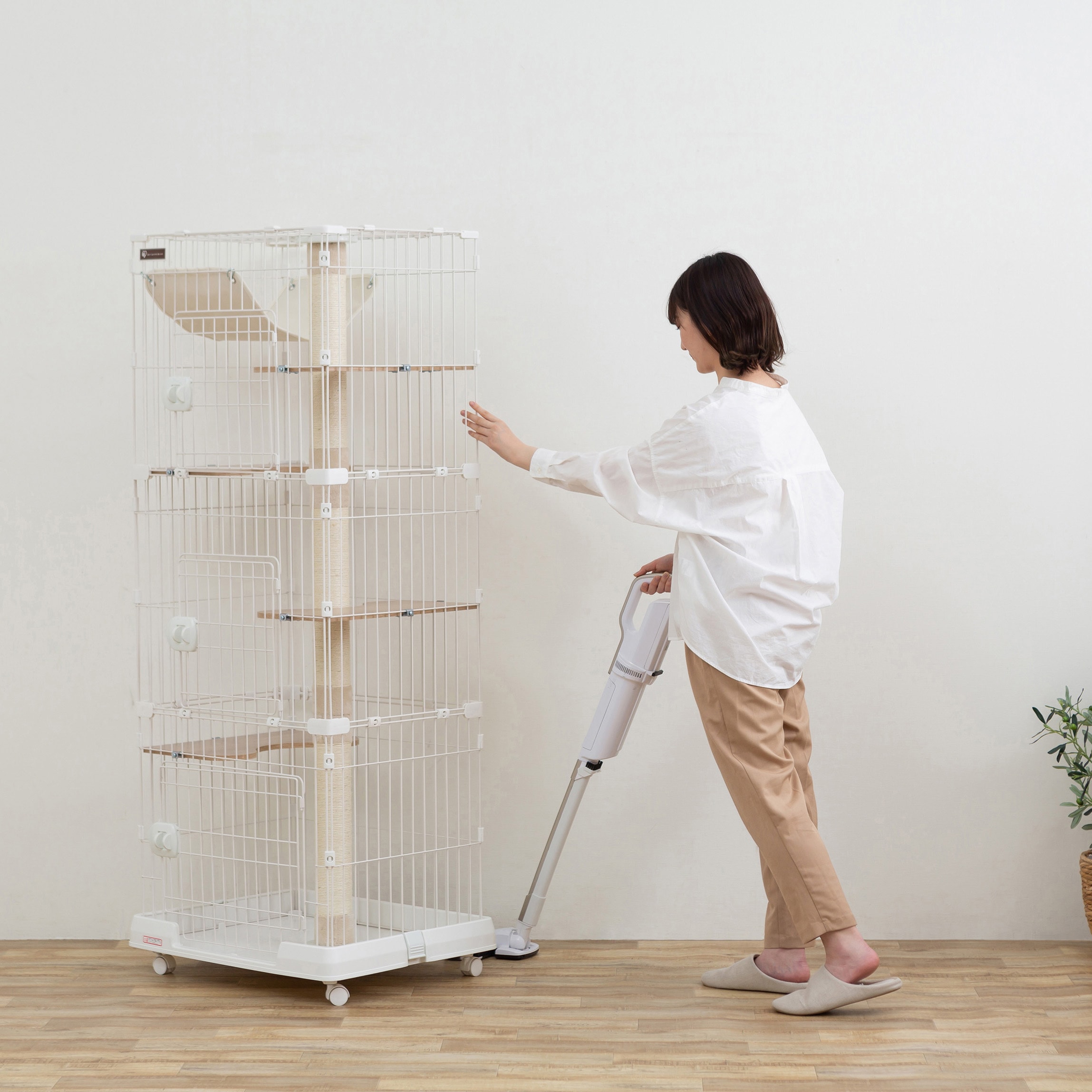 PCLC-703 キャットランドケージ アイリスオーヤマ 幅690mm奥行545mm高