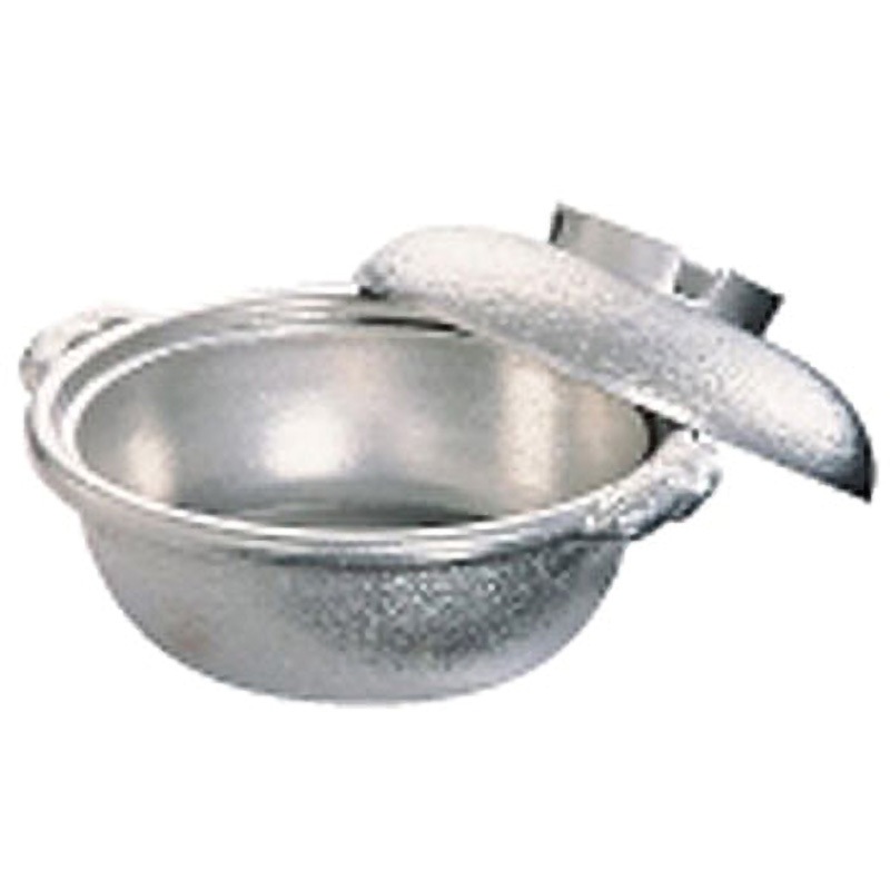 アルミ 土鍋(白仕上風) マイン 容量4.6L サイズ33cm