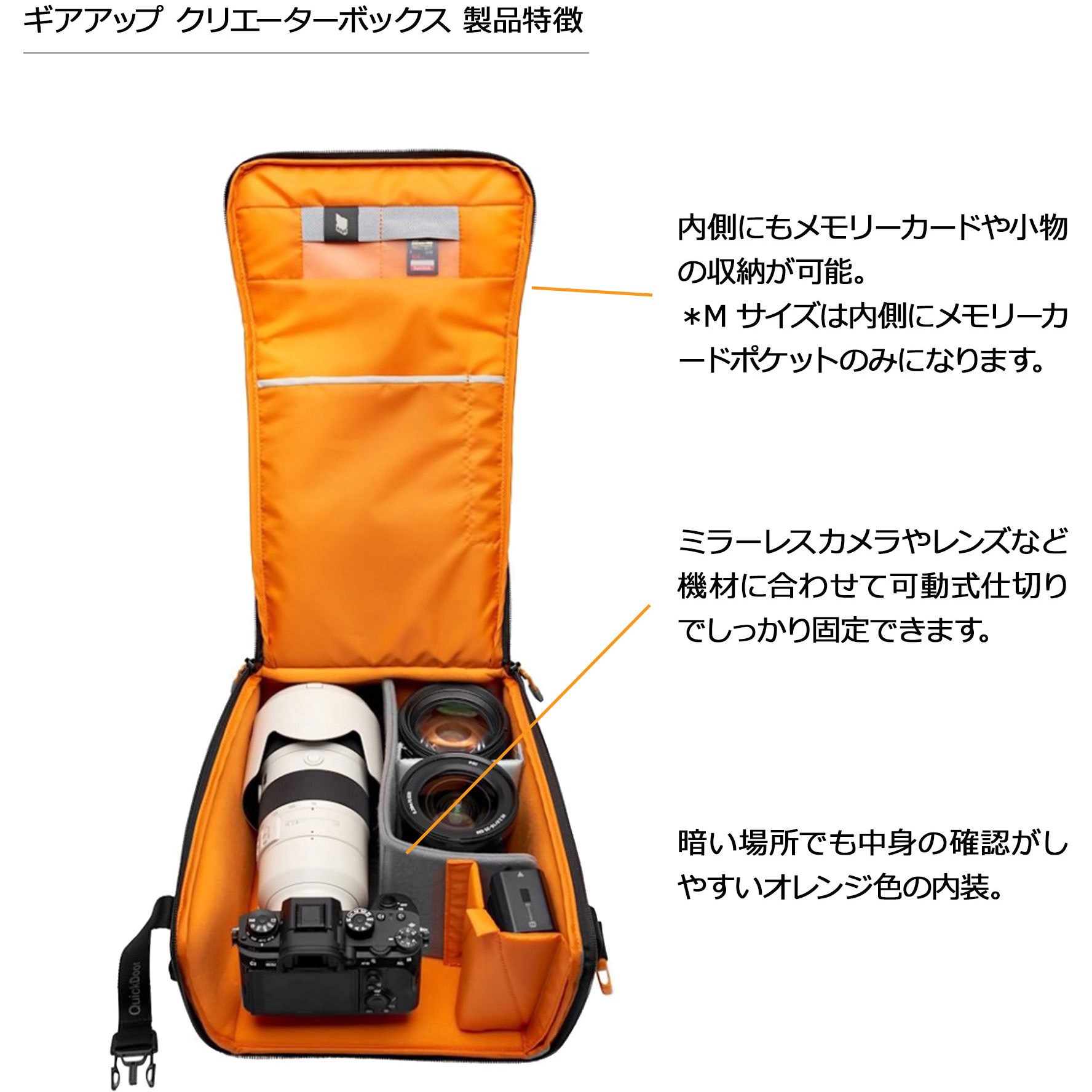 pirpkoさん専用 LP37347-PWW ギアアップ クリエーターボックス II GRL Lowepro サイズM
