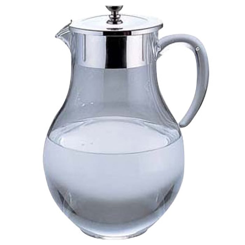 3031055 アクリル ウォーターピッチャー 氷止付 UK(三宝) 容量2.2L