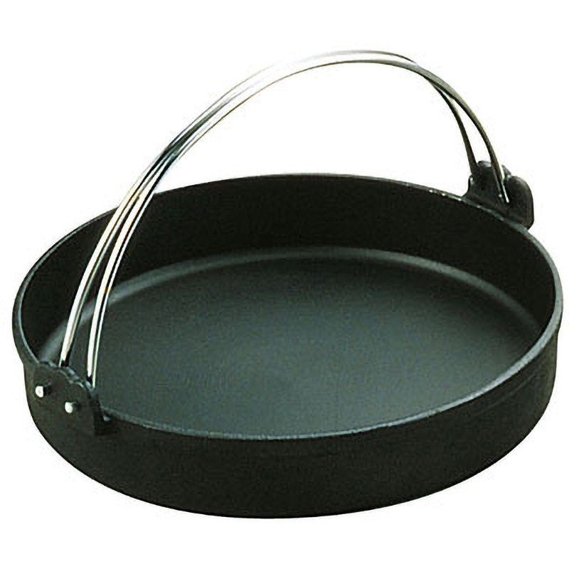 トキワ 鉄すきやき鍋 黒ツル付 中部コーポレーション サイズ30cm