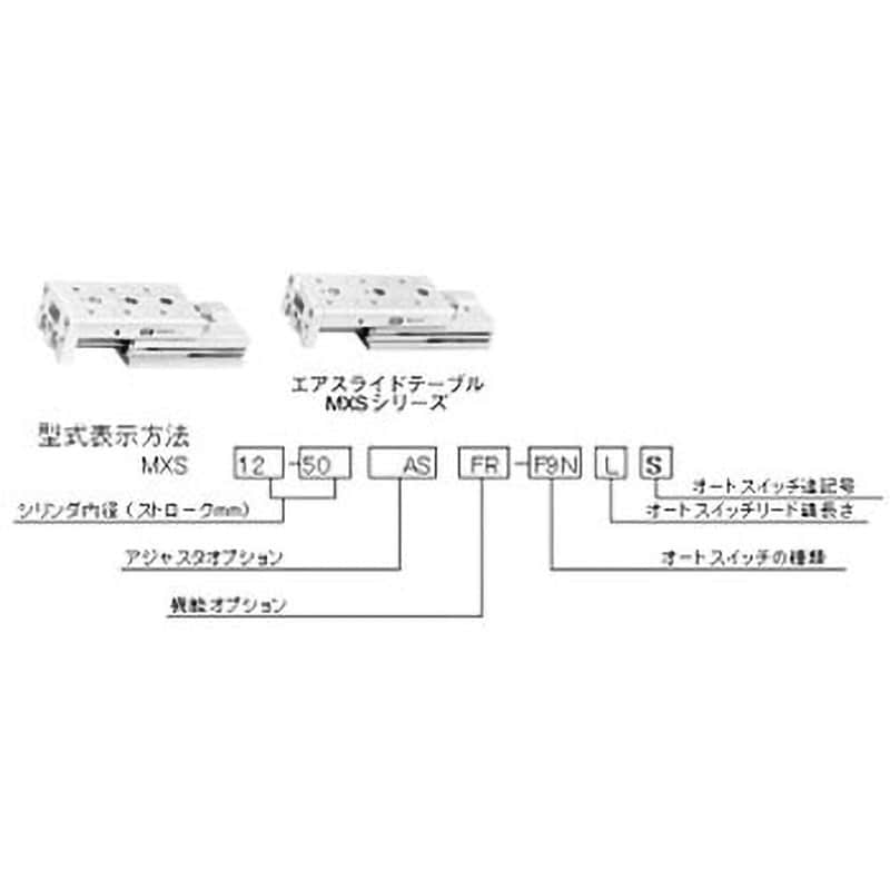 MXS12-75ATF エアスライドテーブル MXS 1個 SMC 【通販サイトMonotaRO】