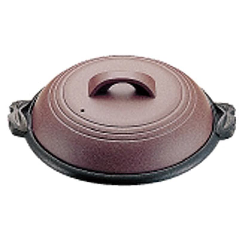 M10542 アルミ陶板鍋素焼き茶 大関 マイン サイズ30cm  M10542