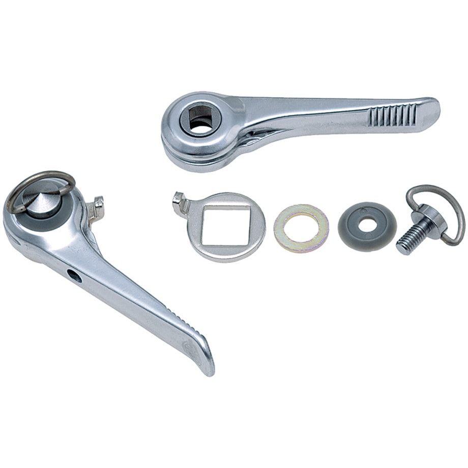 D03BSA00801 Silver Wシフトレバー 左右セット DIA-COMPE 1ペア D03BSA00801
