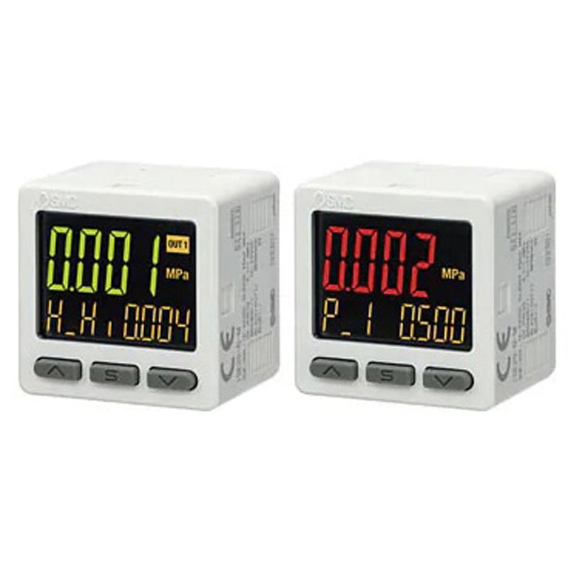 10-ZSE20-N-M-C6L-LA2 10-ZSE20(F) Series クリーンシリーズ 3画面 高精度デジタル圧力スイッチ 真空・連成圧用 1個 SMC 【通販モノタロウ】 8,298円