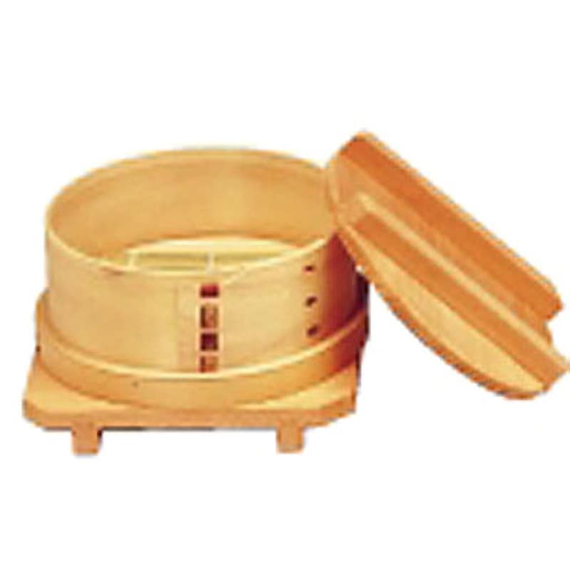 マルY 桧 ワッパセイロセット (蓋・すだれ・台付) 用美(ヤマコー) サイズ15cm