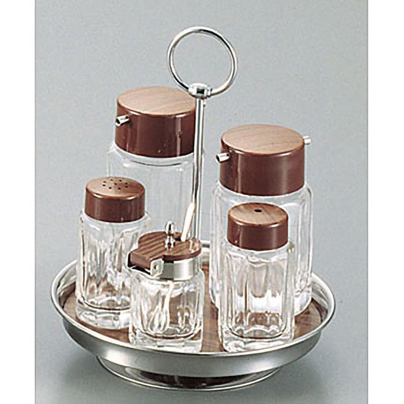 木目 中華カスターセット 1個 吉沼硝子 【通販モノタロウ】