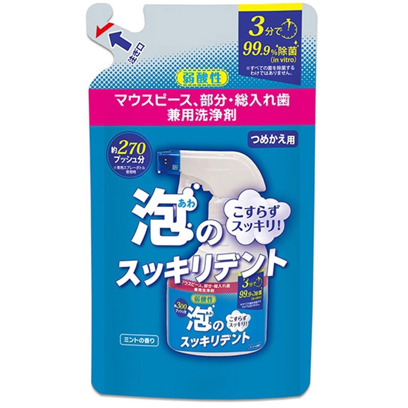 泡のスッキリデントスプレー 1個(270mL) ライオンケミカル 【通販