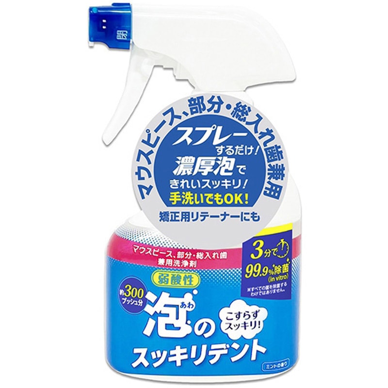 泡のスッキリデントスプレー 1個(300mL) ライオンケミカル 【通販
