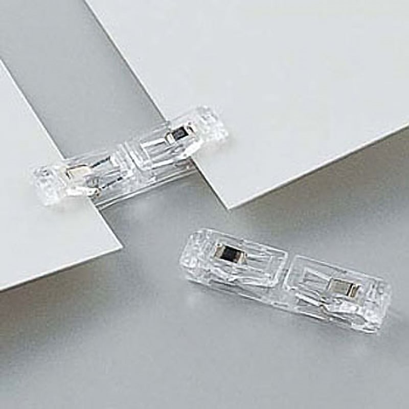 よん商品 22425XXX ツインクリップ 友屋 全長48mm幅8mm 1セット(10個) 22425XXX