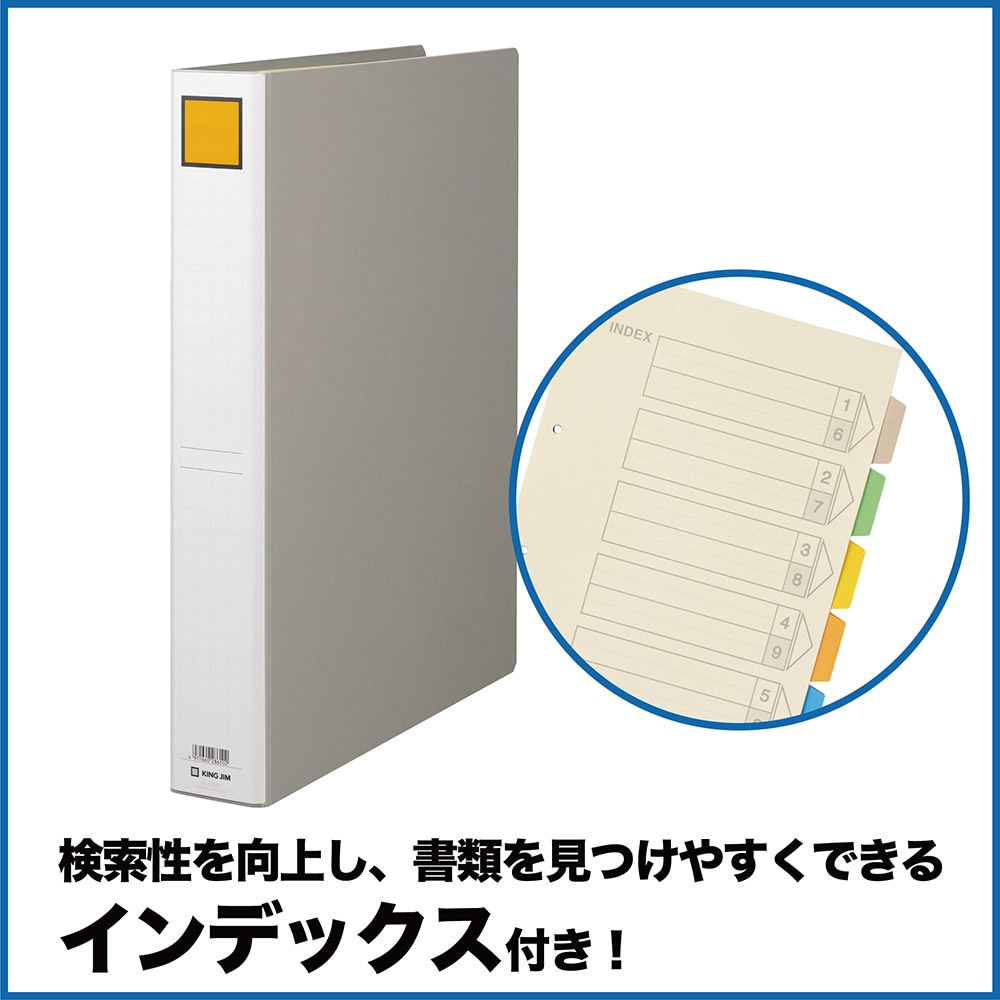 いんとしページ 業務用10セット) キングジム クリアファイル/ポケットファイル 〔A4