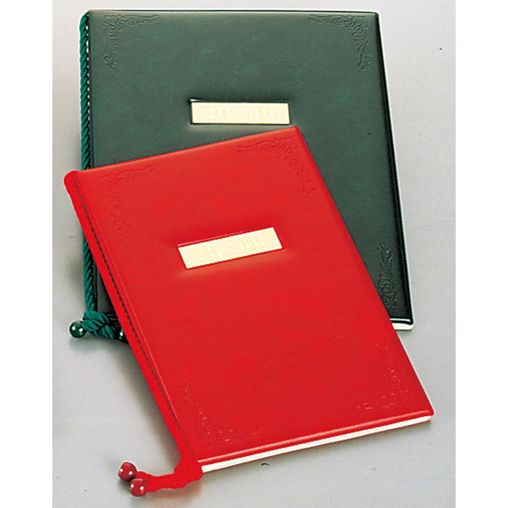 メニューブック デラックス キョウリツ サインテック 大サイズ ブラウン色