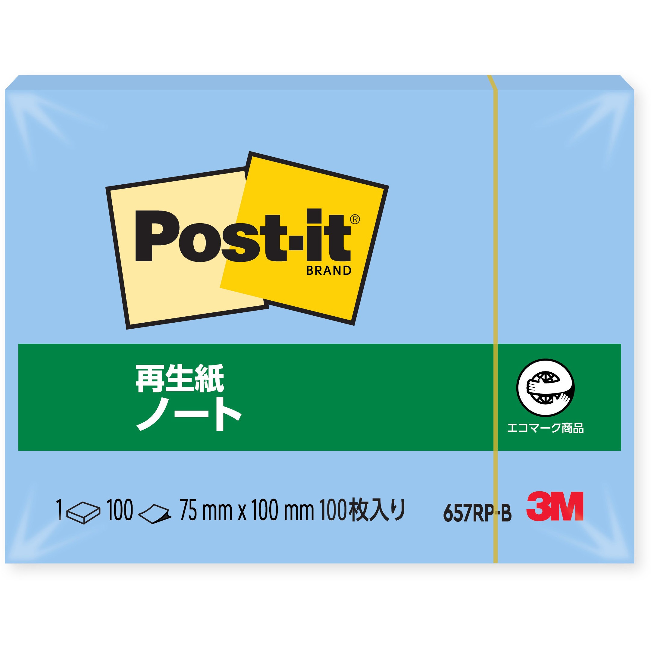 (まとめ) 3M ポスト・イット 強粘着ノート75×100mm パステルカラー 4色 657-5SSAP 1パック（5冊） 〔×10セット〕 まとめ) 3M ポスト・イット 強粘着ノート75×100mm パステルカラー 4色