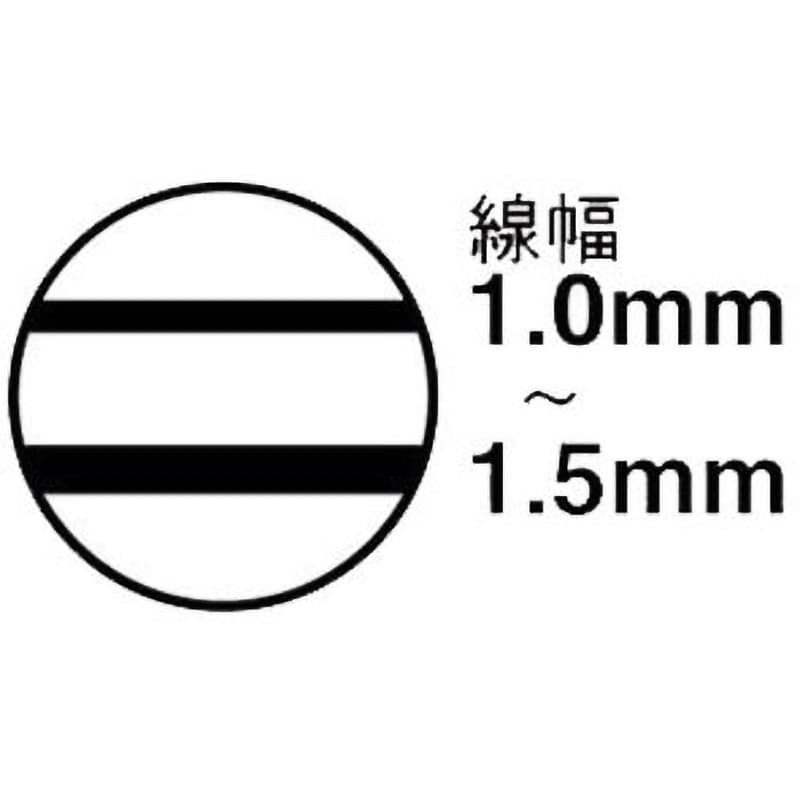 M500-T1 マジックインキ No.500 寺西化学 細字 シングルタイプ インク色:黒 入数1本 線幅1～1.5mm M500-T1 -  【通販モノタロウ】