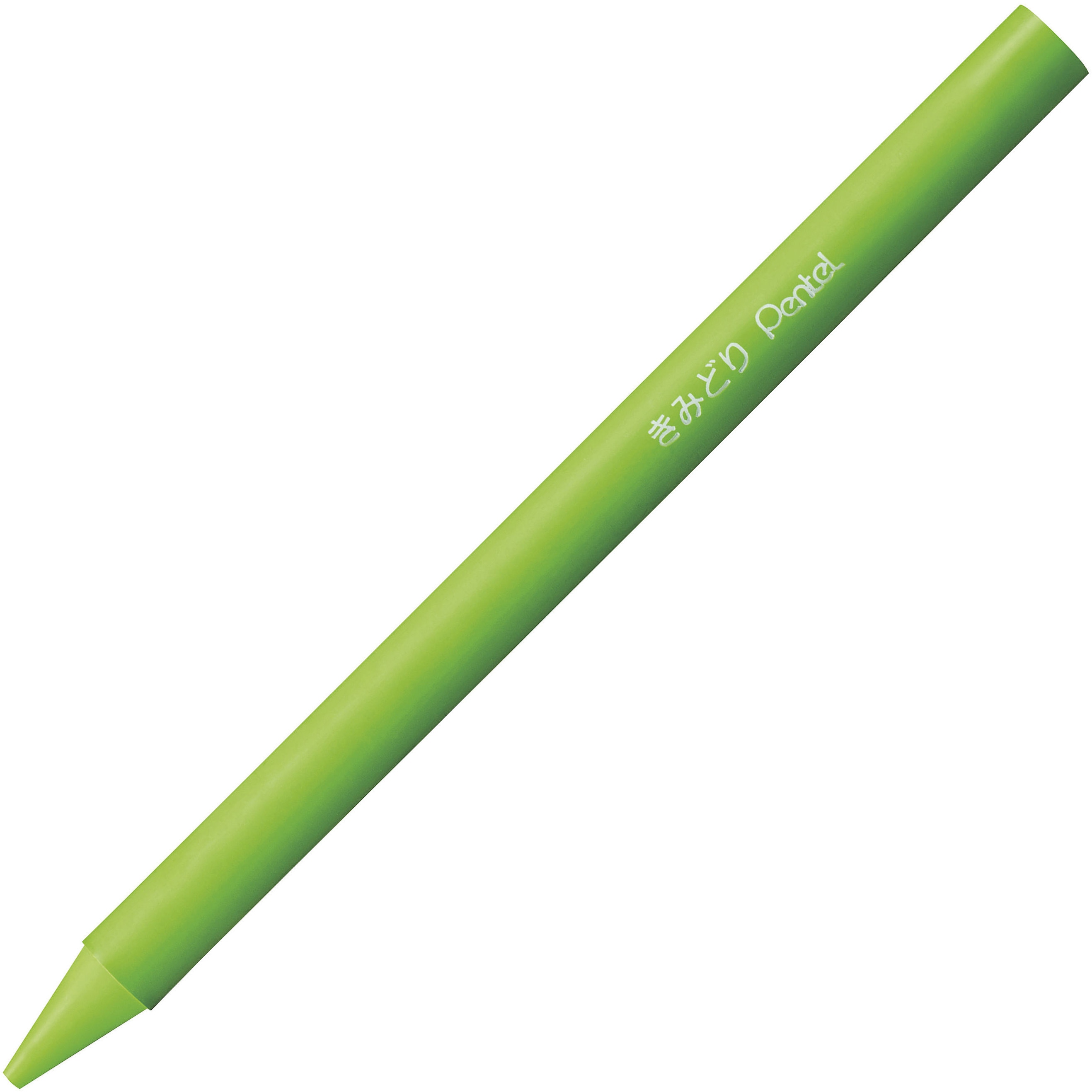 ちゃんと書ける巨大な鉛筆　40センチ！色は緑 GC-T17R 色鉛筆 パスティック / 小学校色えんぴつ 単色 ぺんてる