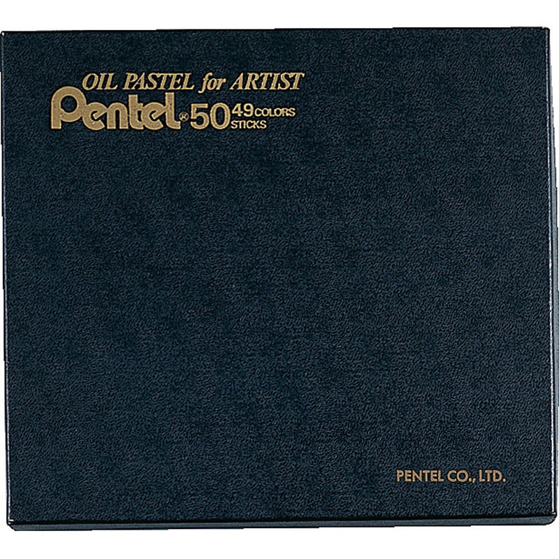 PTA-50D オイルパステル 専門家用 セット ぺんてる 色数49色(白2本入